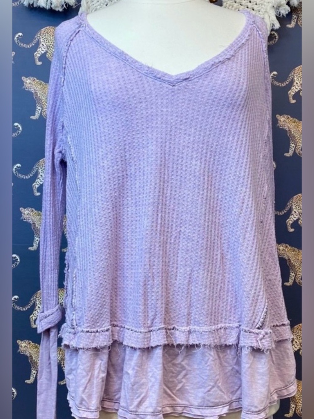 We the Free Laguna Waffle Lavender Thermal